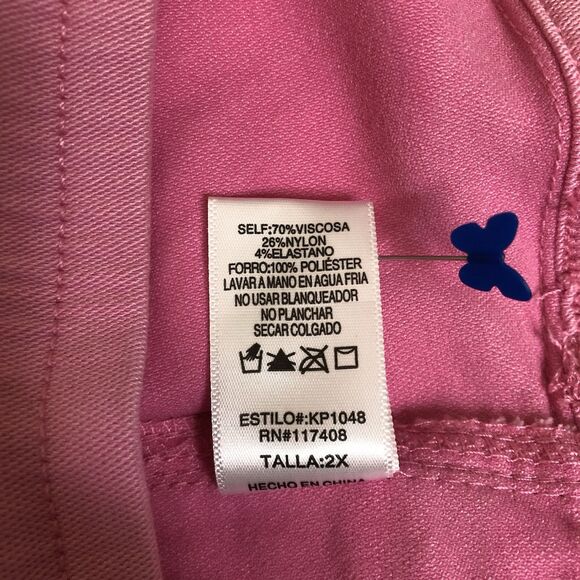 Sky Plus Pull-On Knit Sweat Pants Pockets Size 2X - Picture 5 of 9